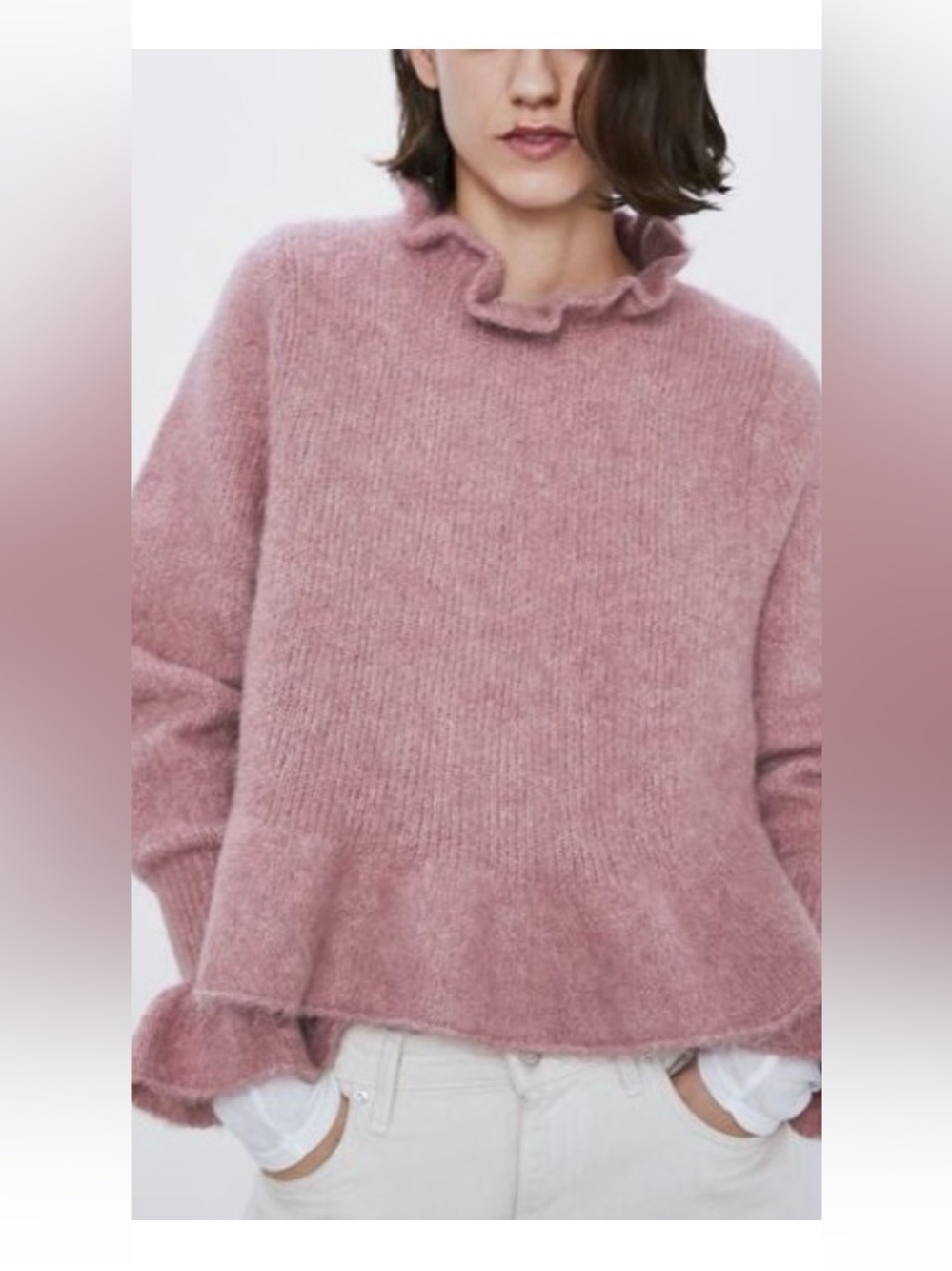 Zara wool and alpaca blend sweater